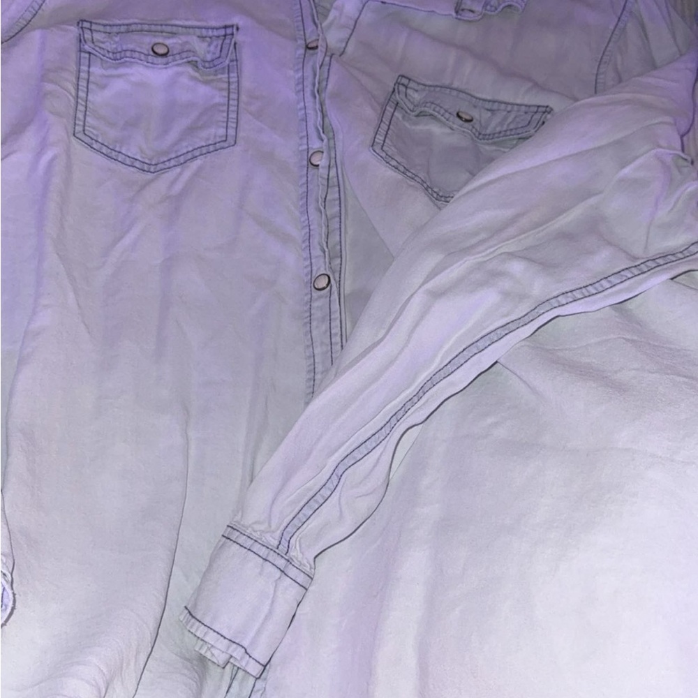 Light Blue Button-Up Shirt
